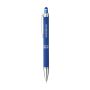 Luna Soft Touch pen aluminium blauwschrijvend - blauw
