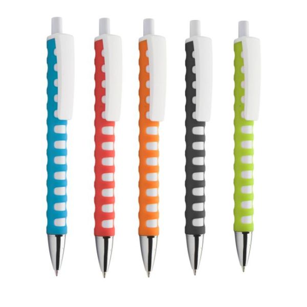 Street pen met gekleurde rubberen grip