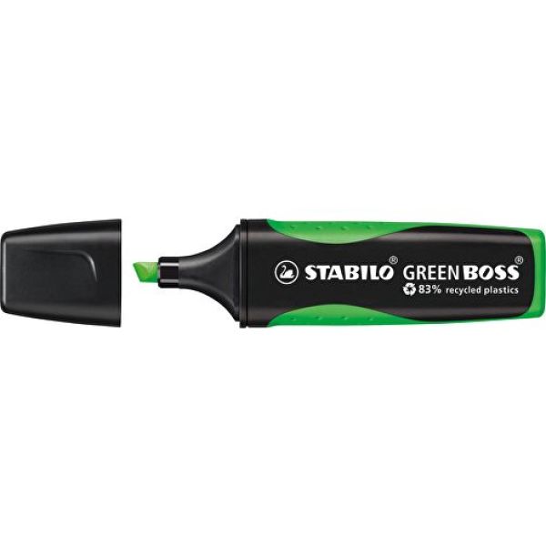 Stabilo Green Boss markeerstift 83 procent gerecycled materiaal