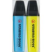 Stabilo Boss original markeerstift set van 2 in zipverpakking kleurkeuze