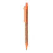 Kurken balpen met gekleurde details Kurken balpen met gekleurde details