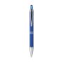 Luna Soft Touch pen aluminium blauwschrijvend - blauw