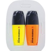 Stabilo Boss mini markeerstift verpakt per 2